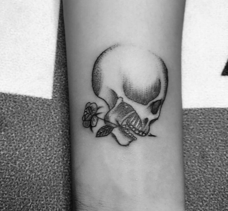 小清新纹身图片_成品手臂清新纹身图案