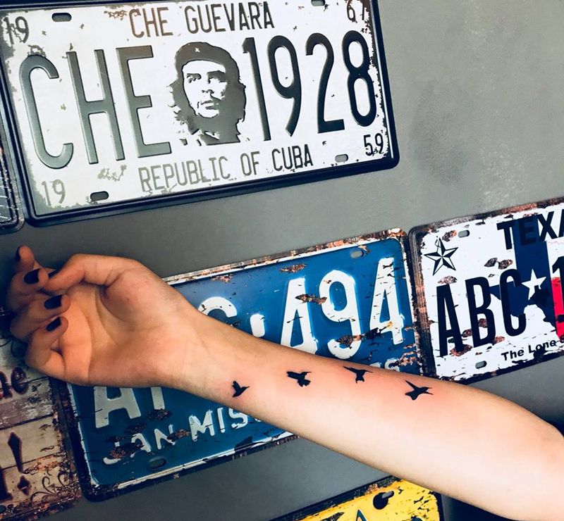 小清新纹身图片