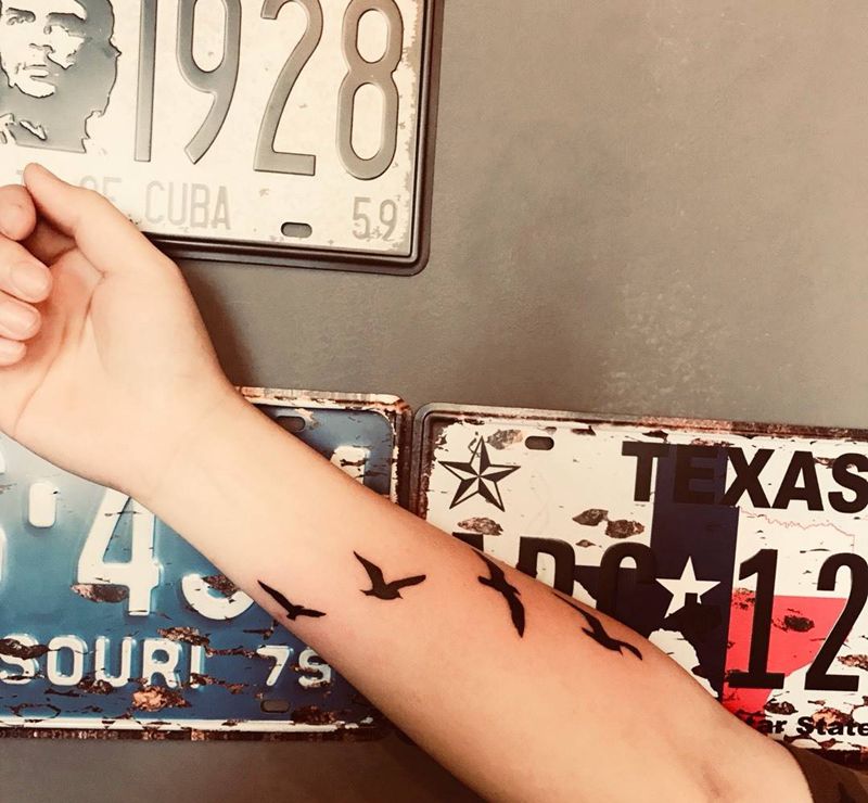 小清新纹身图片