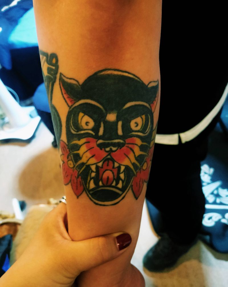 一年前的作品咩纹身图片_手臂纹身图案