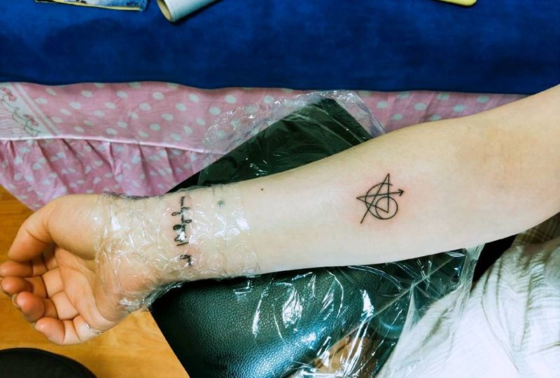 复仇者联盟A标志纹身图片