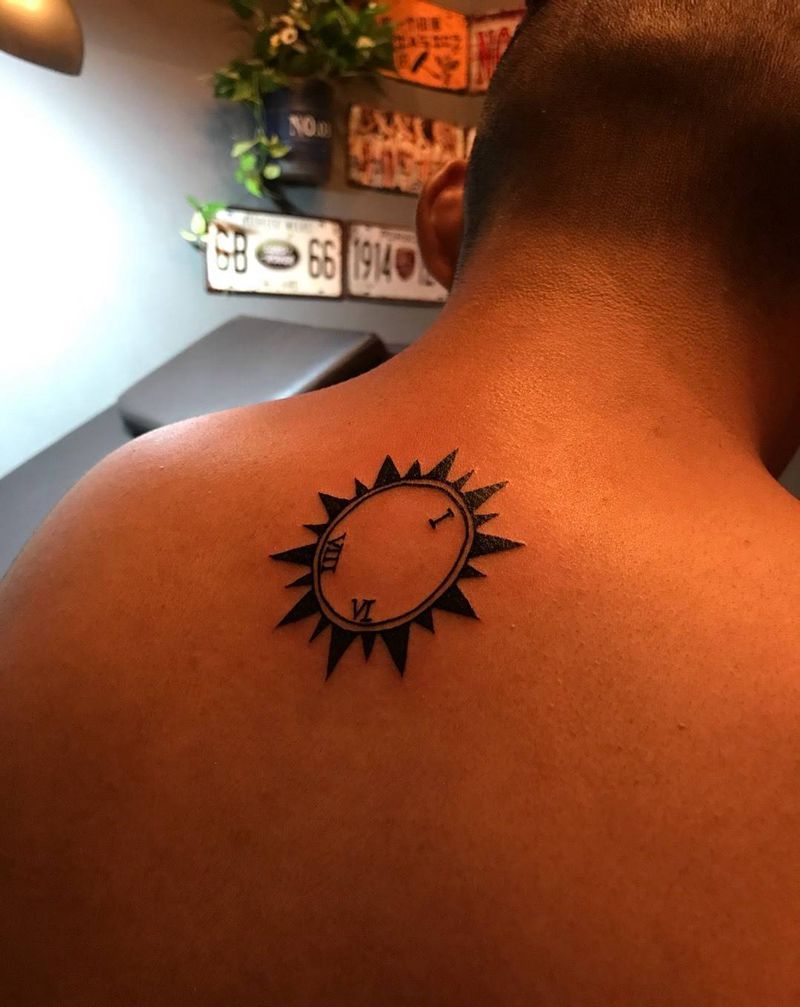 太阳图腾纹身图片