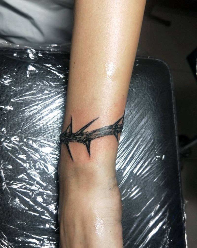 手环纹身图片_手臂纹身图案