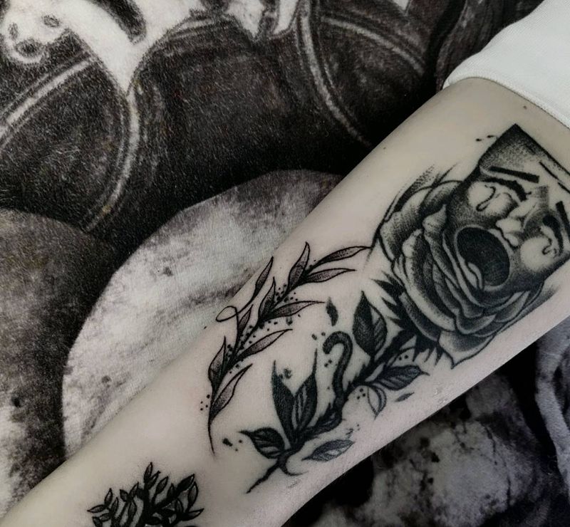 遮盖纹身图片_手臂纹身图案