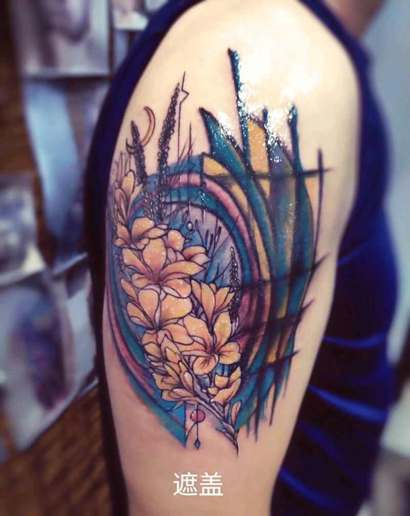 遮盖 旧图纹身图片