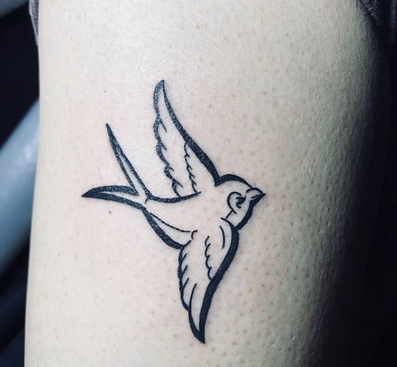 燕子纹身图片