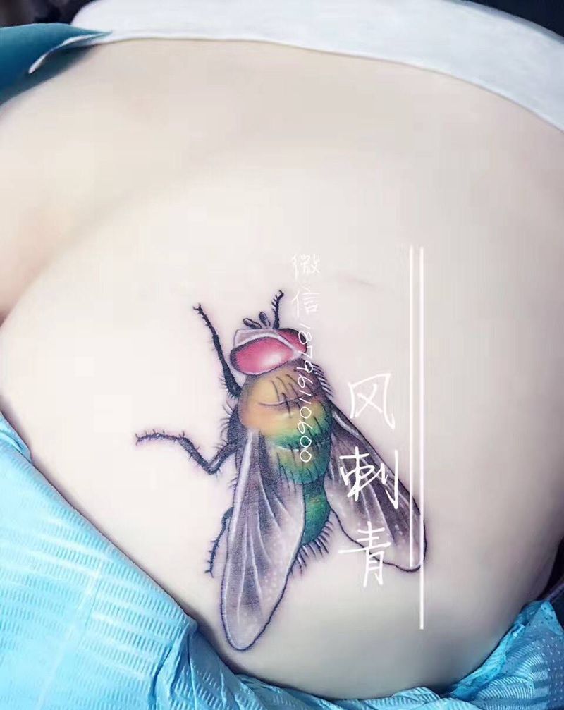 苍蝇纹身图片