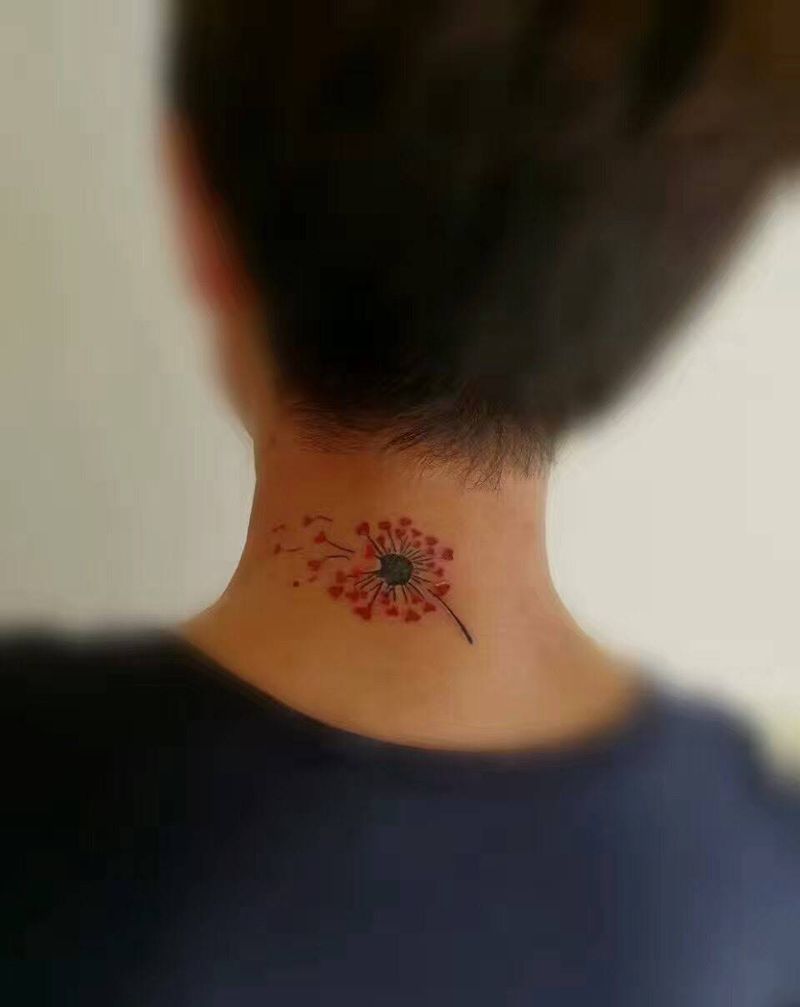 蒲公英纹身图片