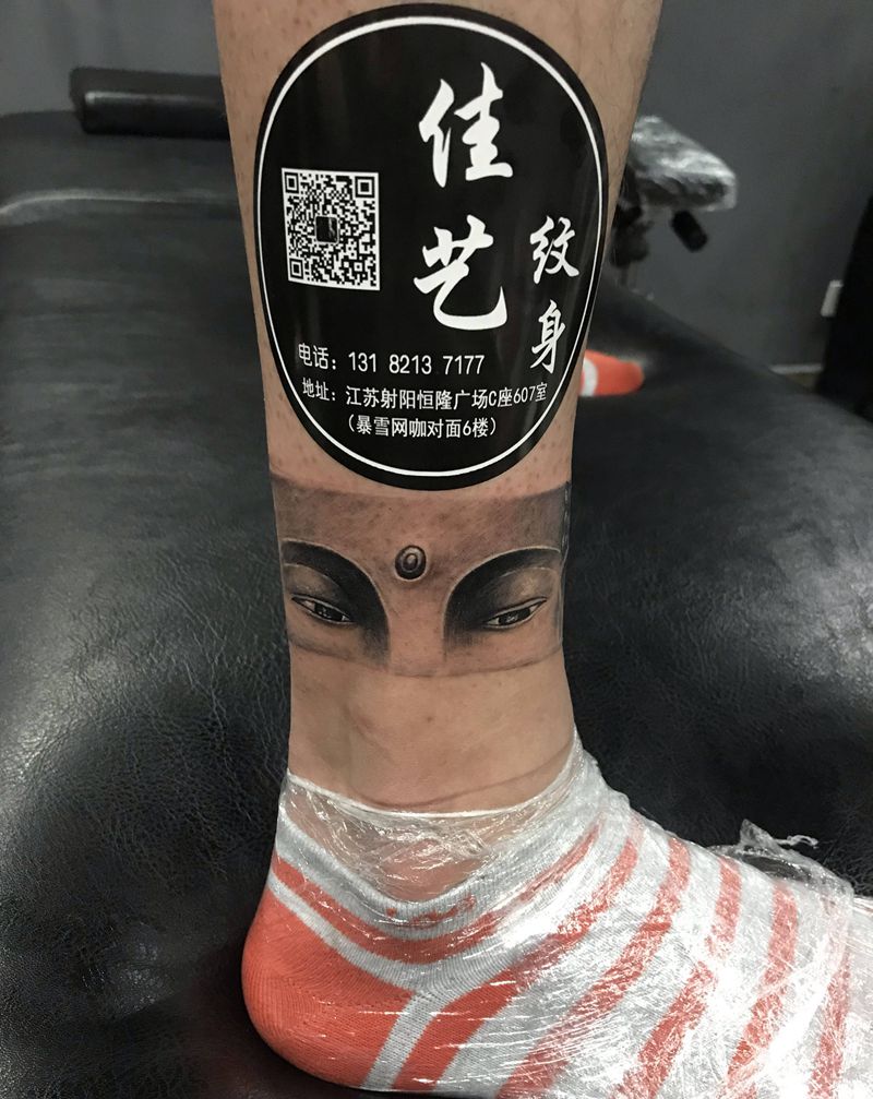 脚环纹身图片_新传统纹身图案