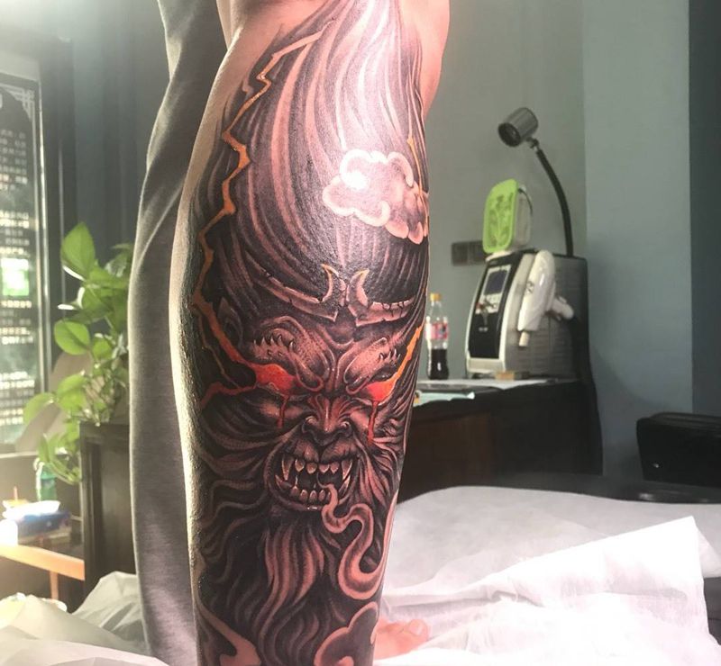 大圣归来纹身图片