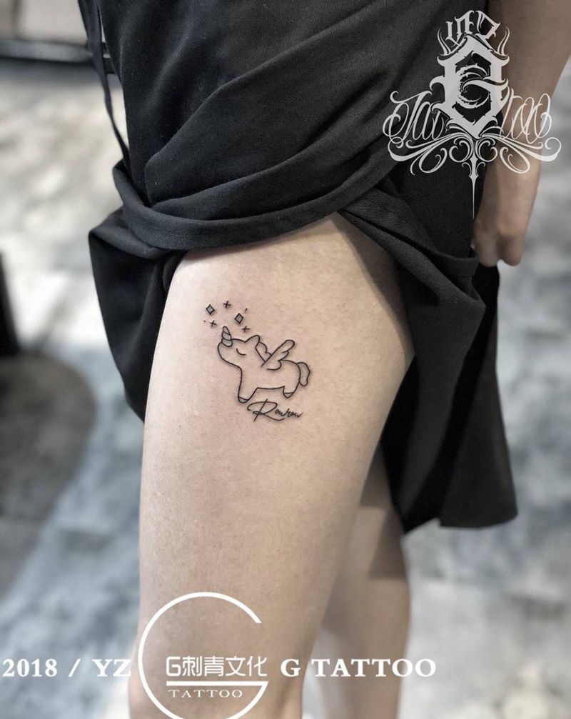 小清新纹身图片