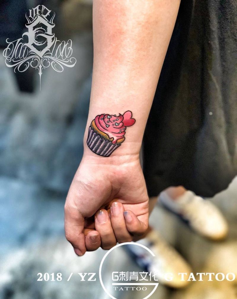 蛋糕纹身图片