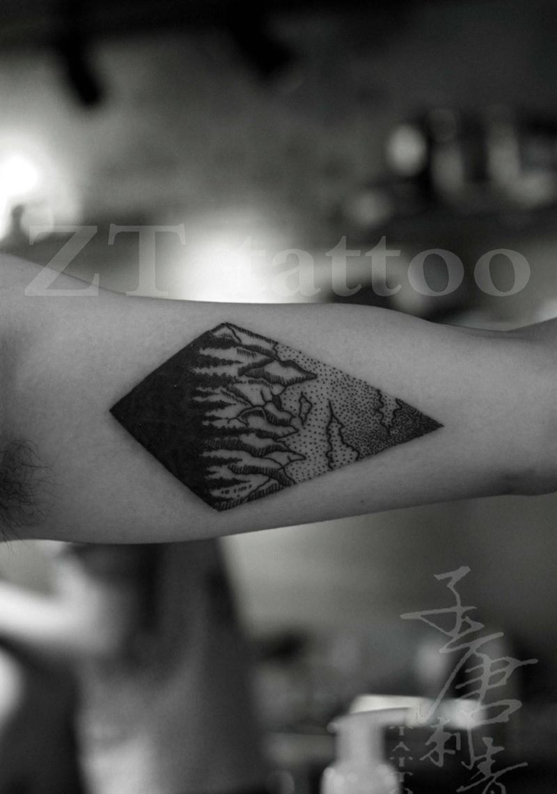 遮盖纹身图片_成品手臂欧美植物静物纹身图案