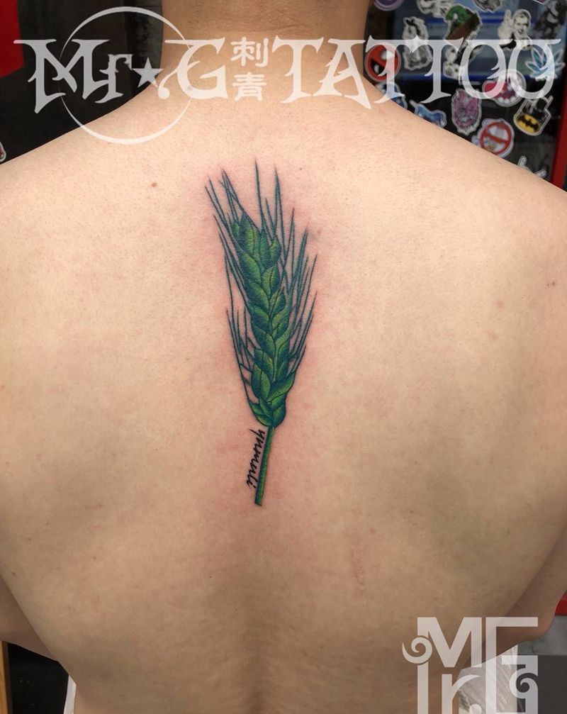 麦穗纹身图片