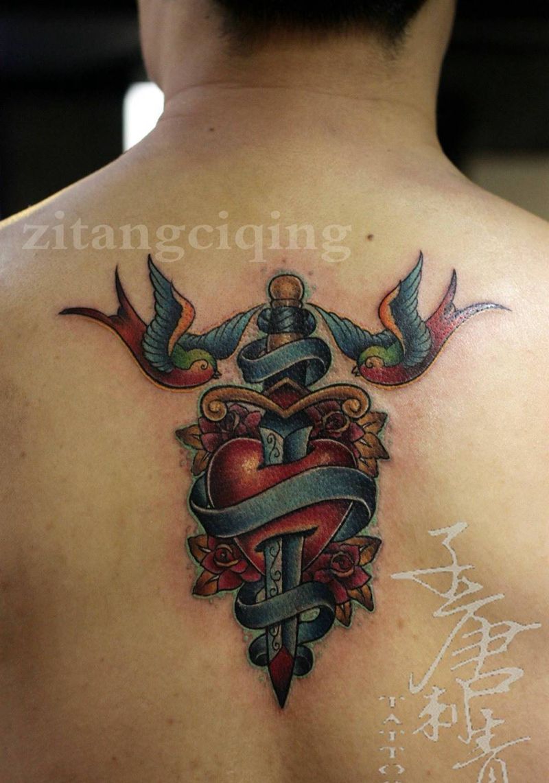 小图集锦纹身图片_成品欧美手臂背部植物静物动物纹身图案