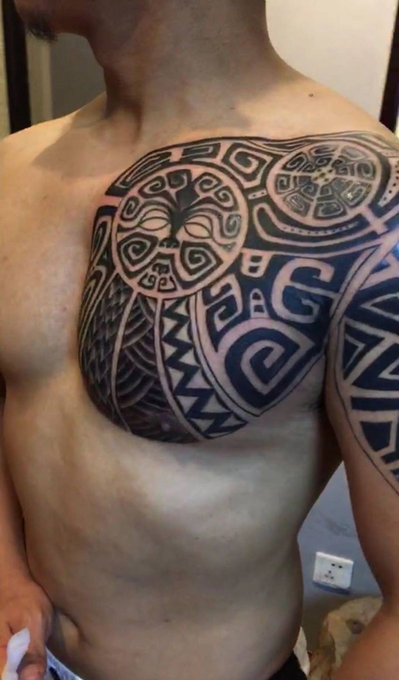 玛雅图腾纹身图片