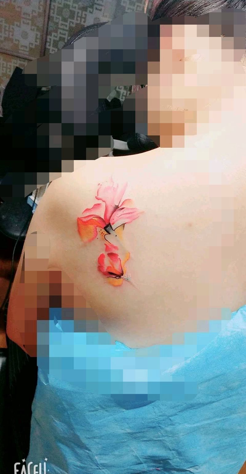 罂粟花纹身图片