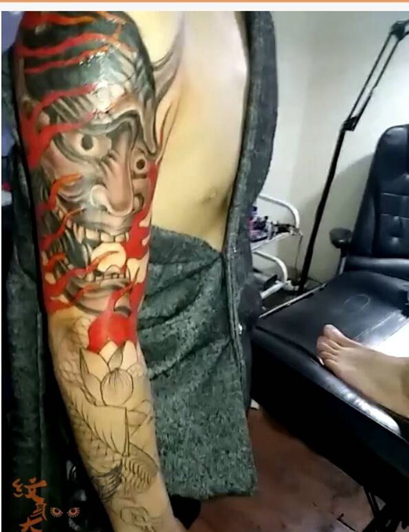 花臂纹身图片_手臂纹身图案