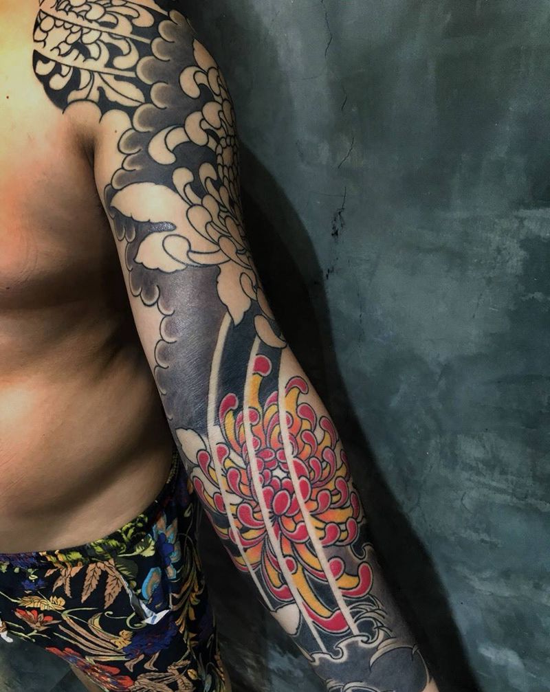 老传统纹身图片