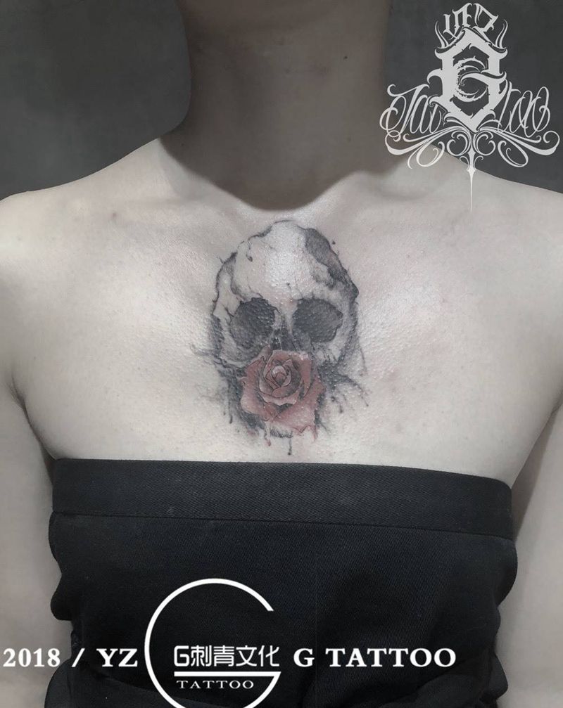 骷髅纹身图片