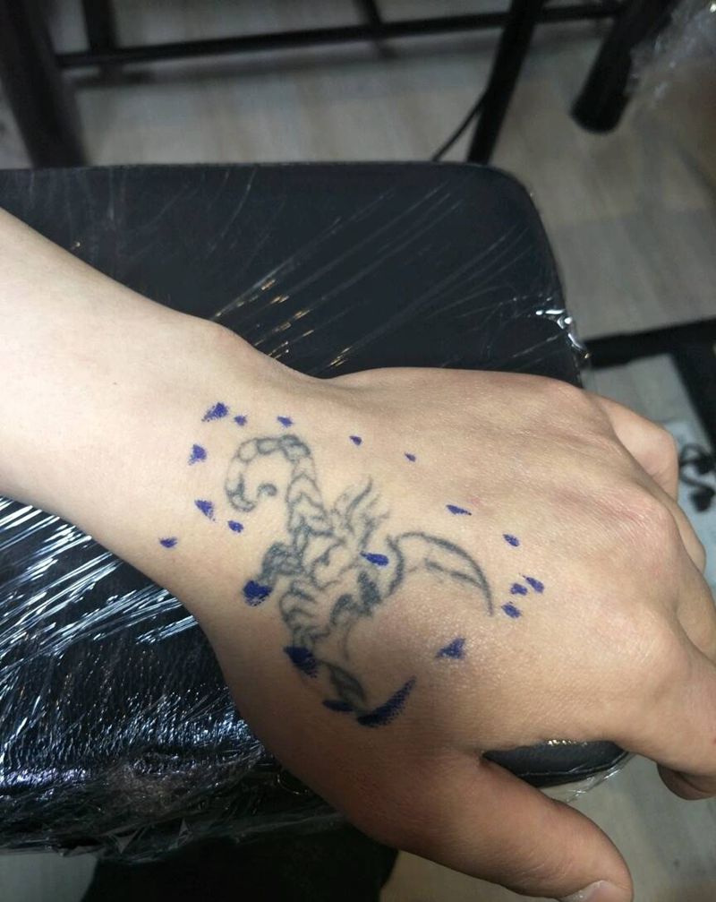 遮盖！纹身图片_手部传统原创成品纹身图案
