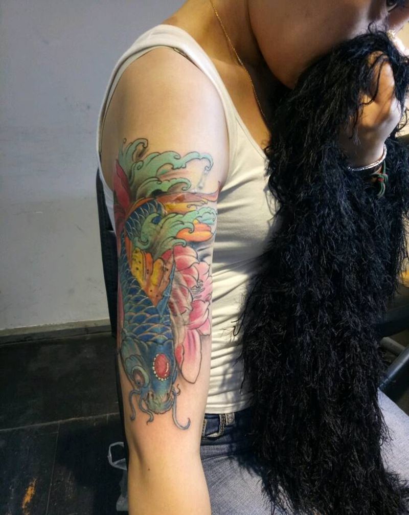 遮盖小老虎纹身图片