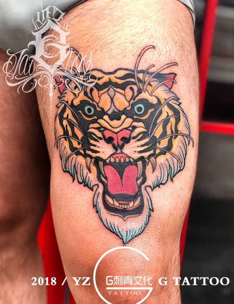 老虎纹身图片