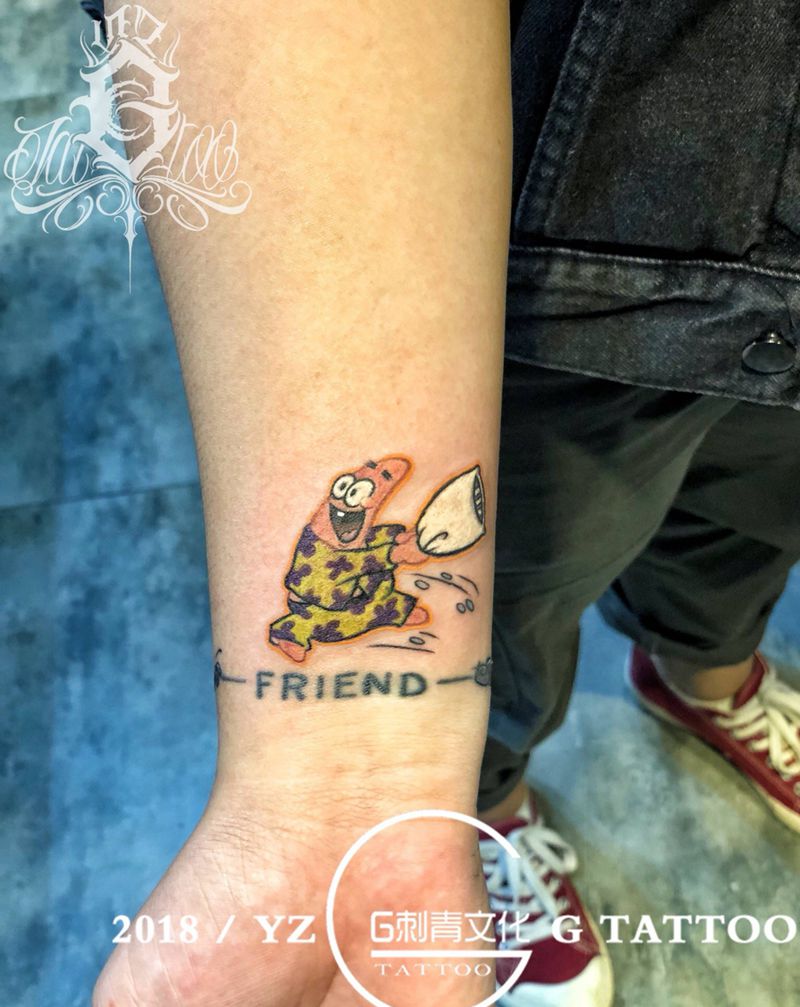 派大星纹身图片