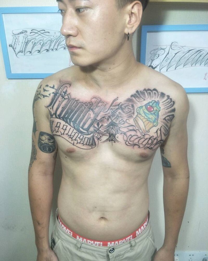 关于生活和态度纹身图片_成品纹身图案