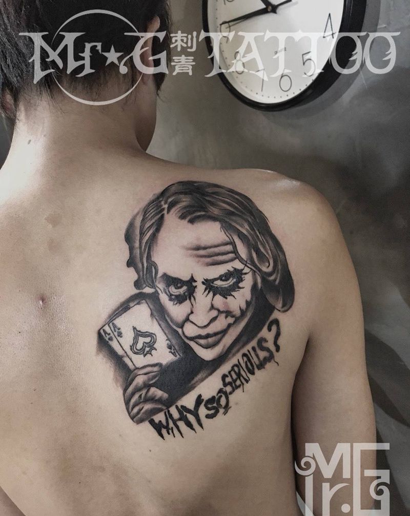 小丑纹身图片