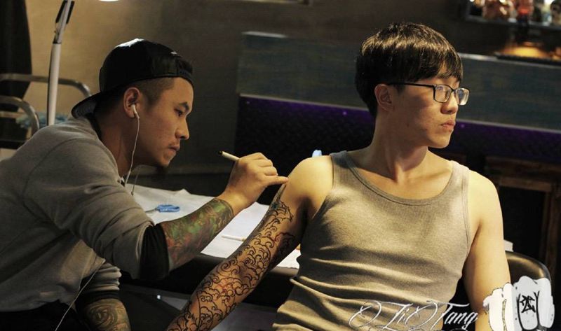 都是遮盖都是手绘纹身图片_插画手臂胸部肩部传统动物植物静物原创纹身图案