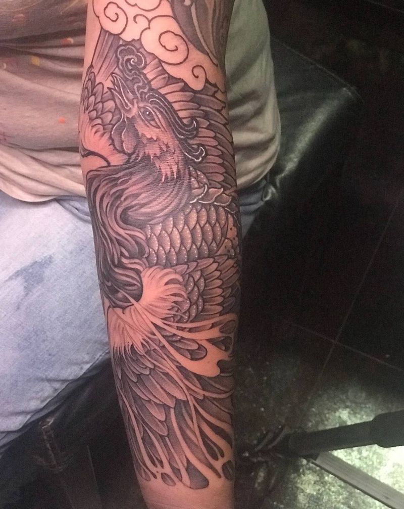 凤凰纹身图片
