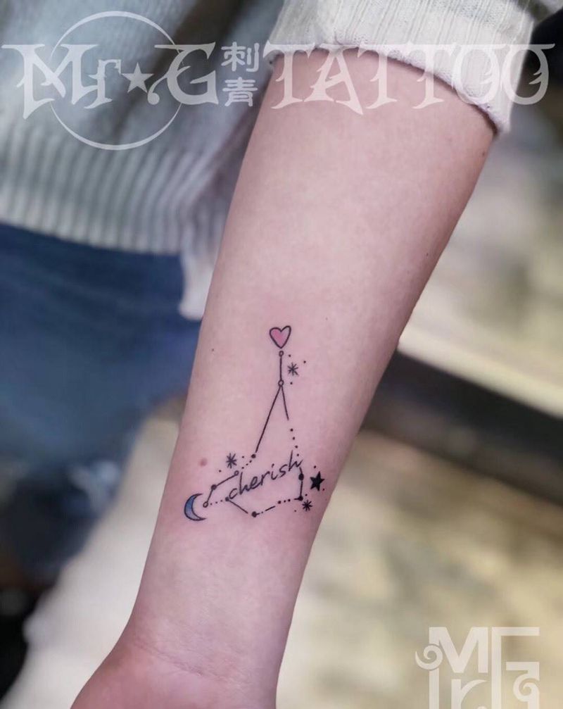 星座纹身图片
