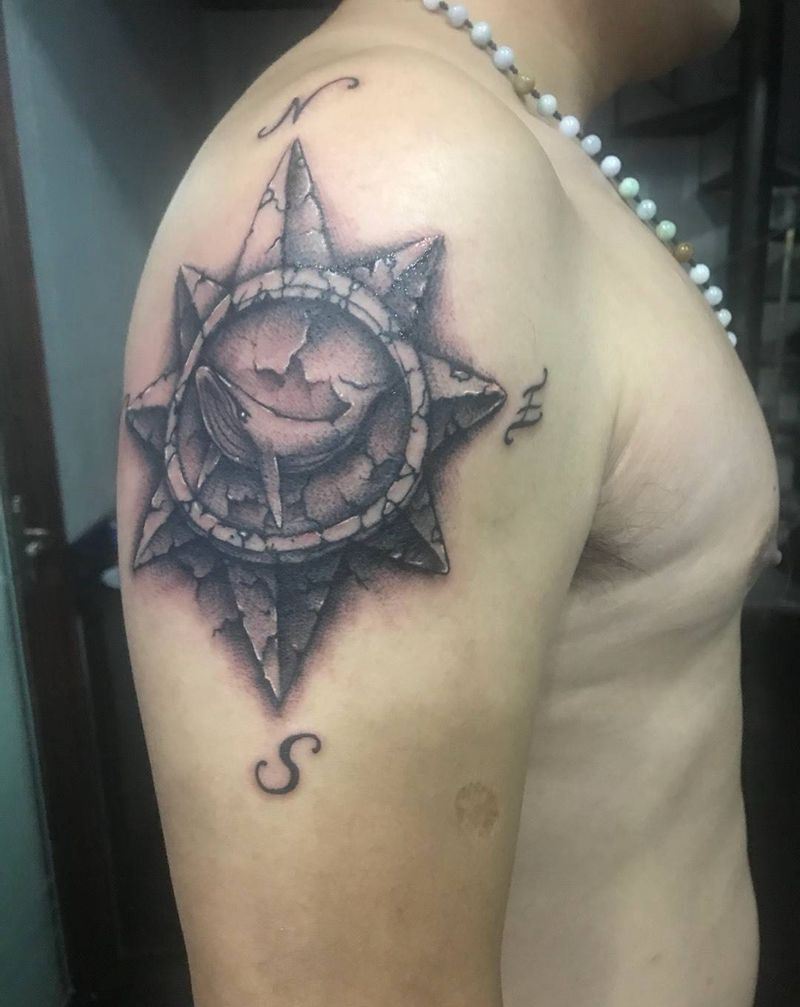 大臂3D纹身图片