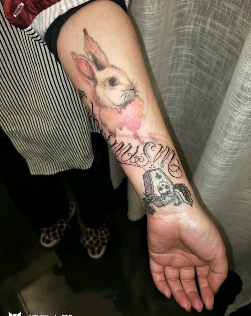 花体添加纹身图片_手臂欧美原创成品纹身图案