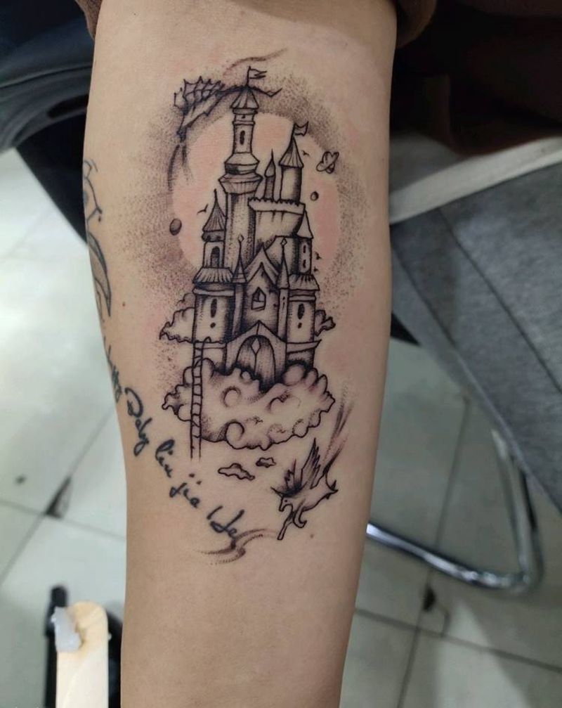 小清新纹身图片_New School水彩纹身图案