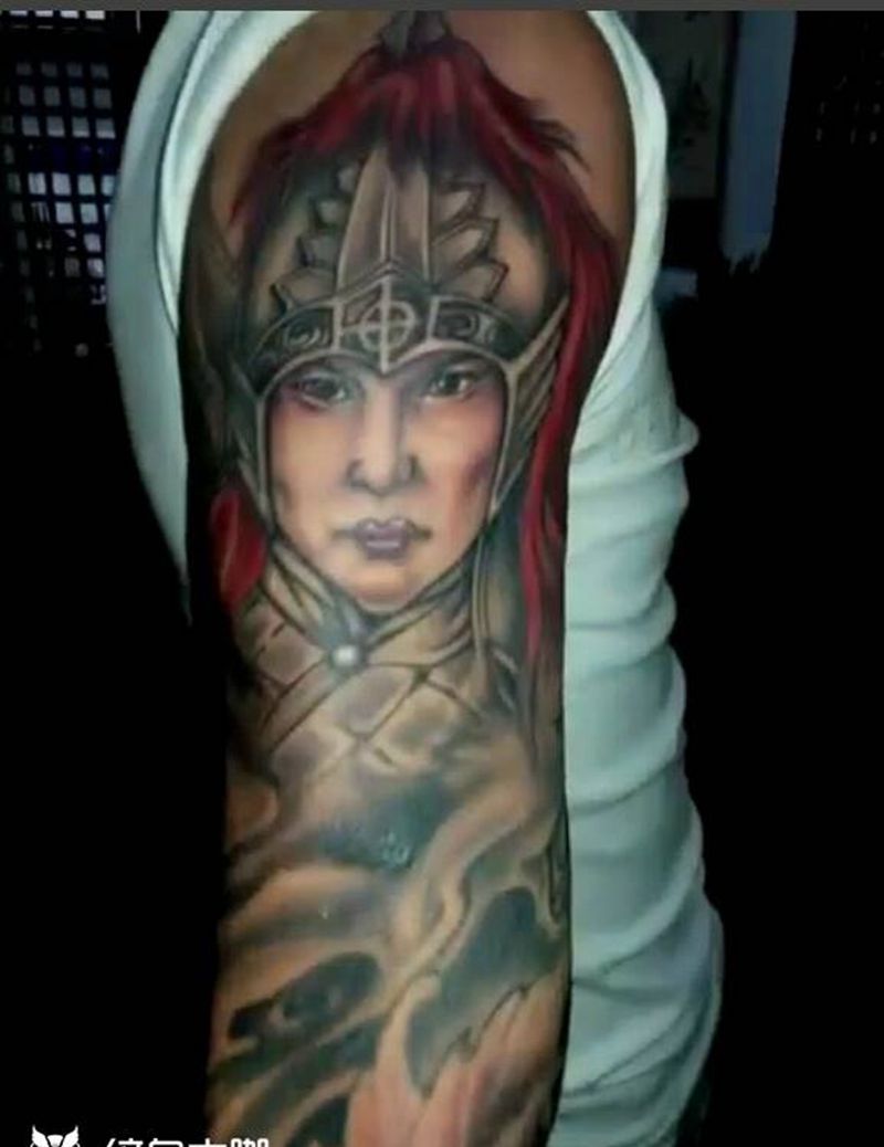 赵子龙纹身图片