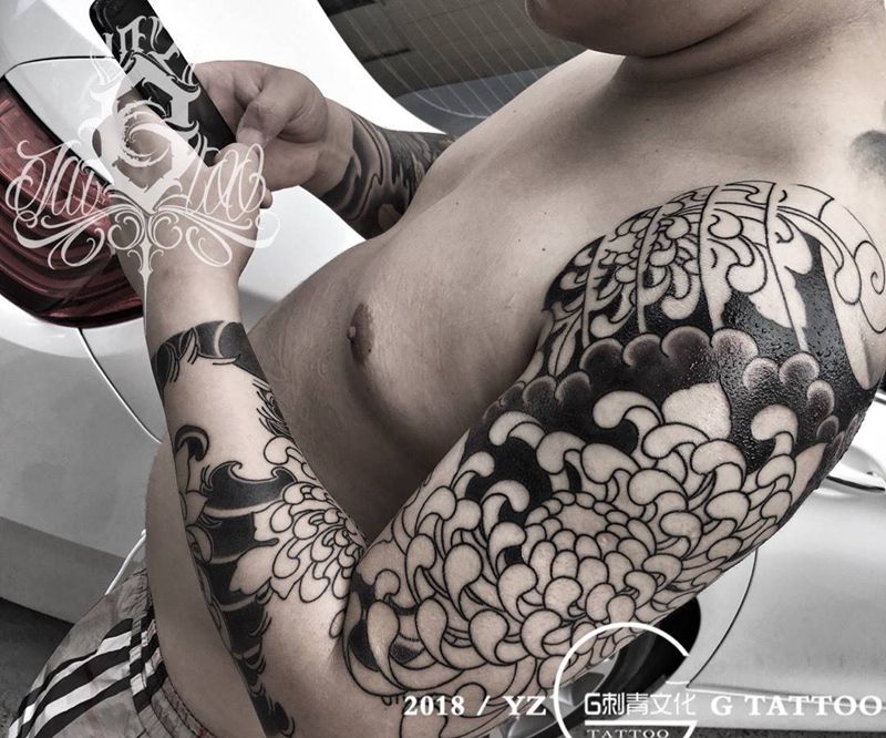 老传统精进纹身图片