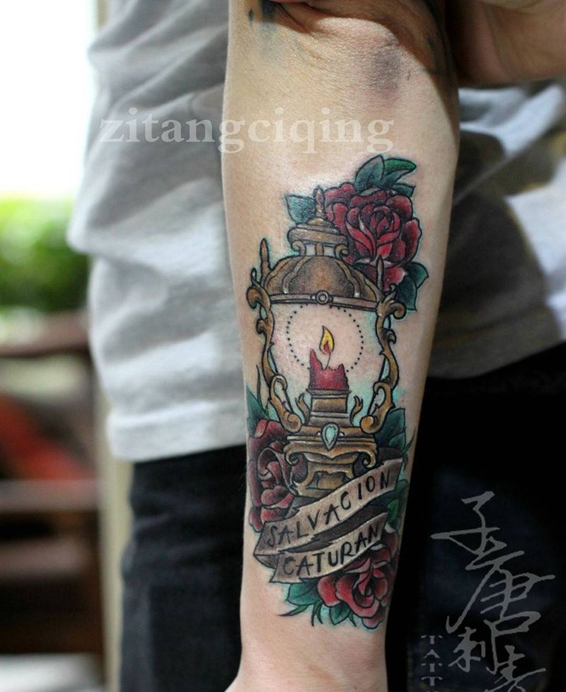 一次做两个的小帅哥纹身图片_成品手臂欧美清新静物植物宗教几何原创纹身图案