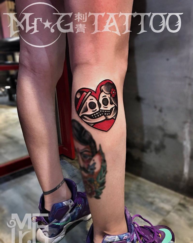 骷髅 四顾纹身图片