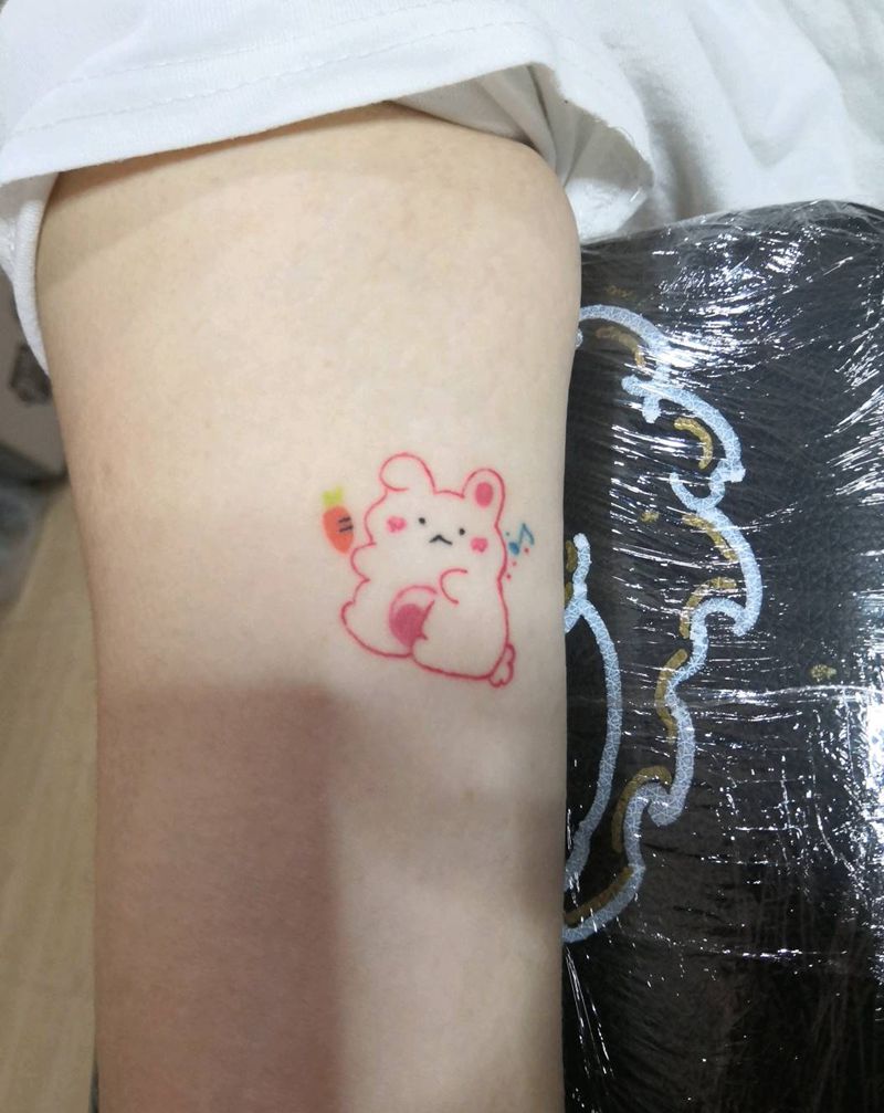 福袋遮盖纹身图片_手臂新传统纹身图案