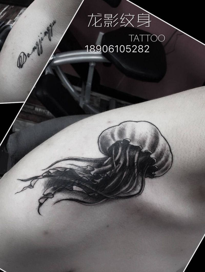 盖字母纹身图片