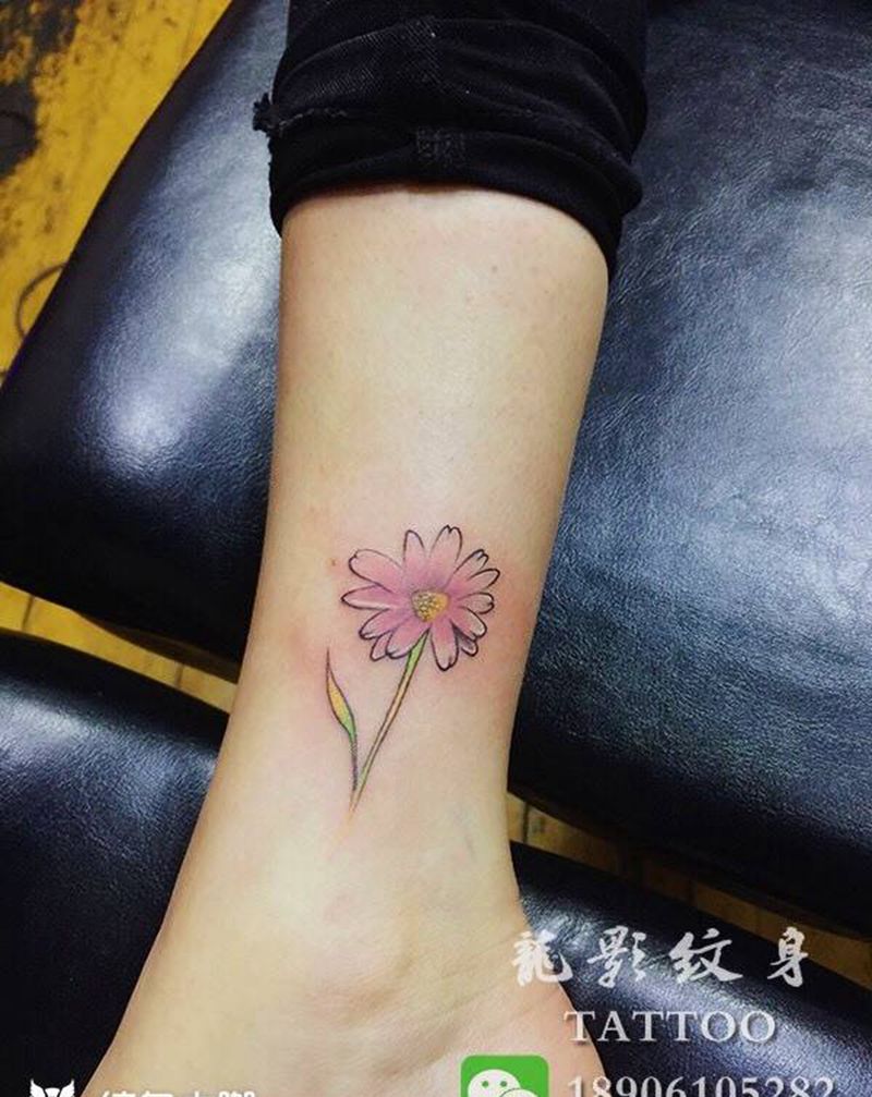 小皱菊纹身图片