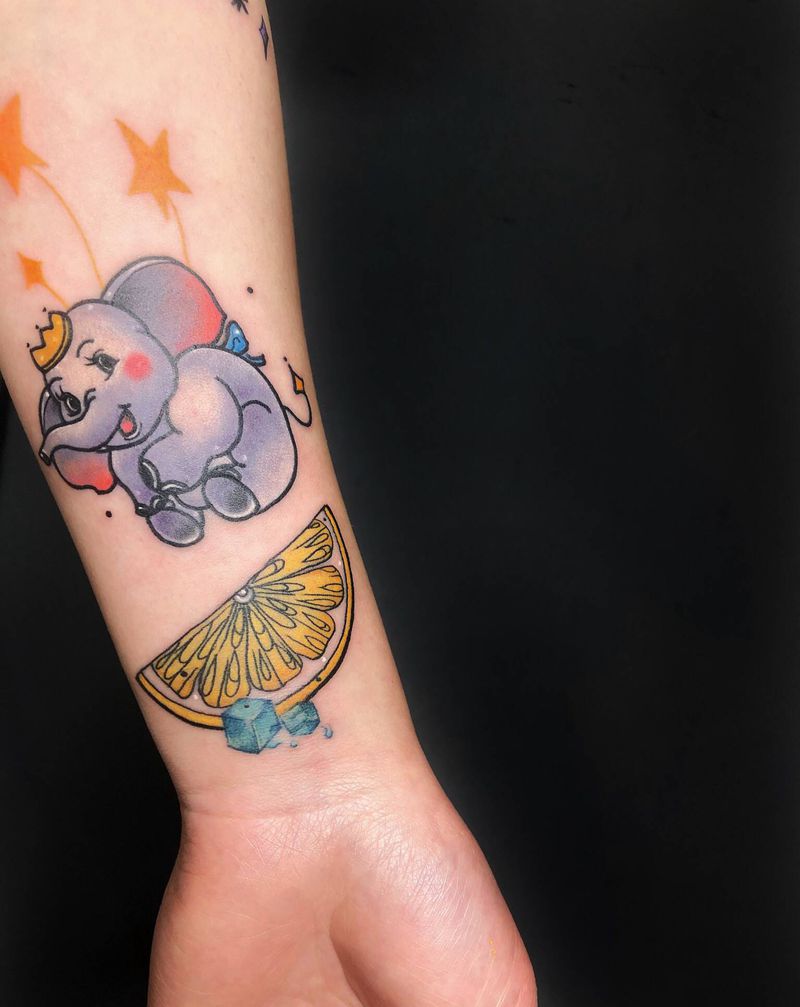 象纹身图片_手臂Old School纹身图案