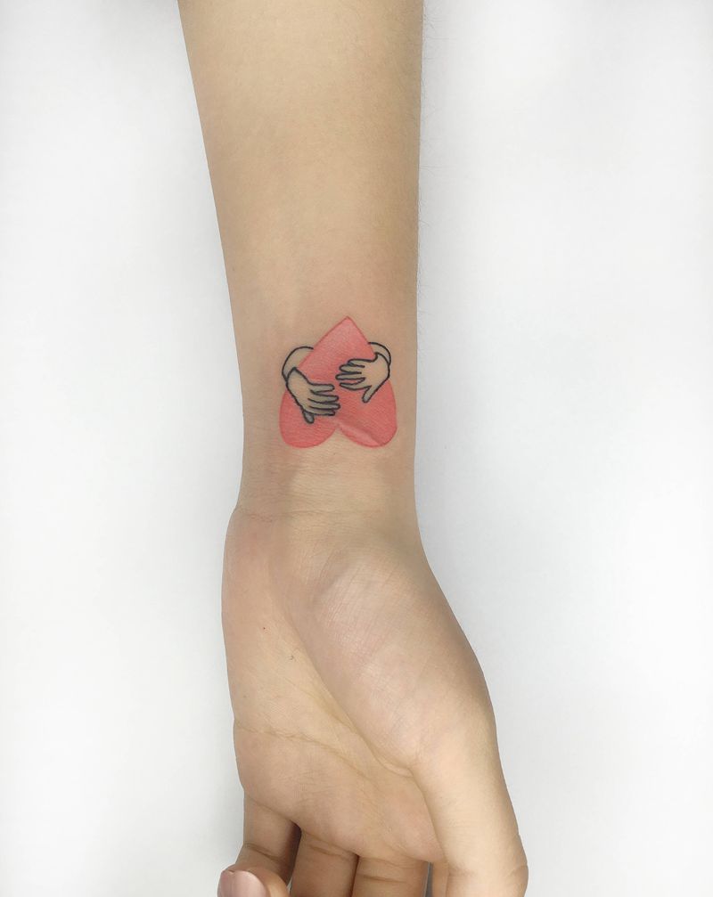 ❤️纹身图片_手臂水彩纹身图案