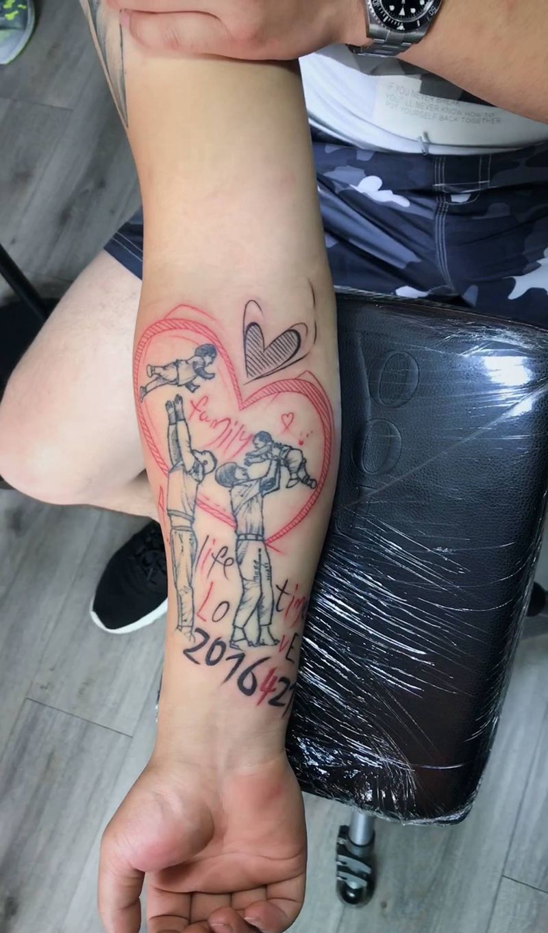 添加纹身图片_手臂涂鸦纹身图案