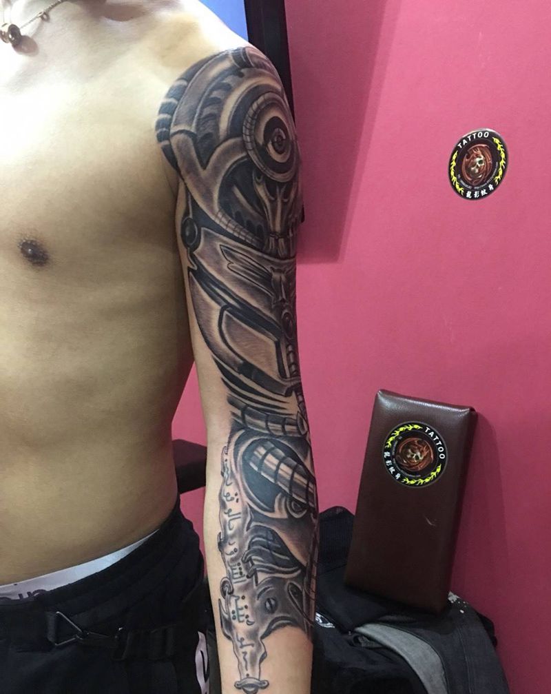 机器手臂纹身纹身图片