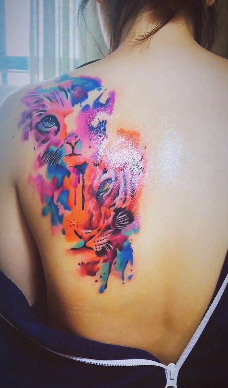 事物都有两面,人亦如此!纹身图片