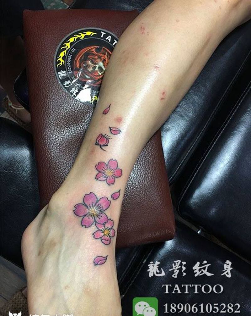 樱花纹身纹身图片