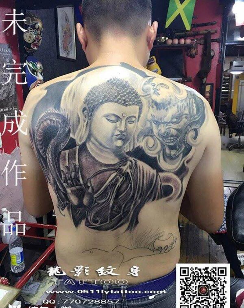 阿弥陀佛纹身纹身图片